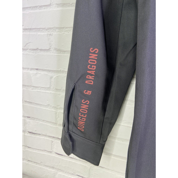 Dungeons And Dragons D&D Warduke Evil Fighter Full Zip Shirt Jacket Mens Size L - Picture 6 of 12